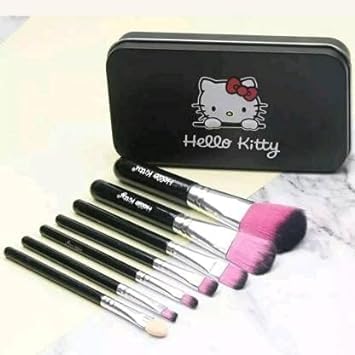 Women’s Soft Makeup Brush Set for Ladies and Women- BLACK (7 Pcs)