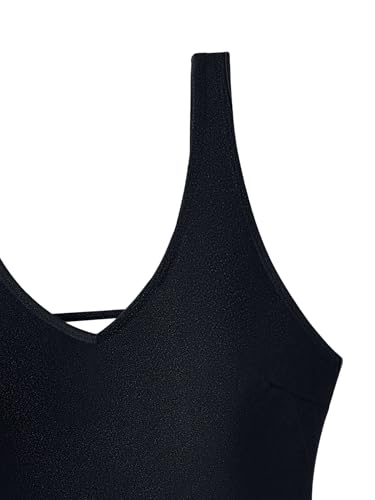 Image of Foxiny Sexy Backless Cheeky High Cut Leg Thong V Neck One Piece Swimsuit