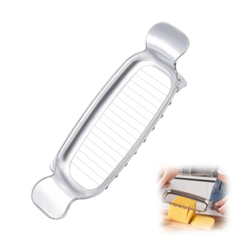 Butter Slicer Cutter & Cheese Cutter&ndash;Multi-Use Kitchen Tool for Evenly Slicing Butter Blocks...