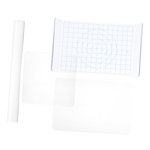 DOITOOL 1Set Acrylic Clay Roller Tool Shaping and Sculpting Boards for Pottery and Modeling Crafts Includes and Designs for Effortless Smoothing