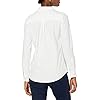 Amazon-Essentials-Womens-Classic-Fit-Long-Sleeve-Button-Down-Oxford-Shirt Amazon Essentials Women's Long-Sleeve Classic-Fit Oxford Shirt, White, Small