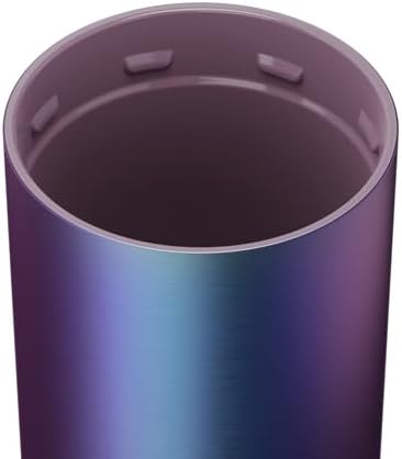 BrüMate Strova 18oz 100% Leakproof Insulated Coffee Mug | Ceramic-Lined Interior | Built-In Silicone Sleeve for Travel | Locking Flip Lid (Dark Aura)
