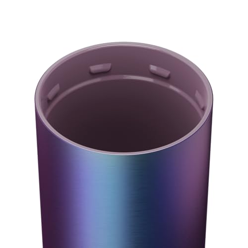 BrüMate Strova 18oz 100% Leakproof Insulated Coffee Mug | Ceramic-Lined Interior | Built-In Silicone Sleeve for Travel | Locking Flip Lid (Dark Aura) #1