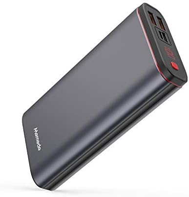 Memede Power Bank 20000mah Fast Charging PD with 3.0 18W Dual Input Port 2 USB Ports, Power Delivery Portable Charger for iPhone, Ipad, Android, Samsung and More
