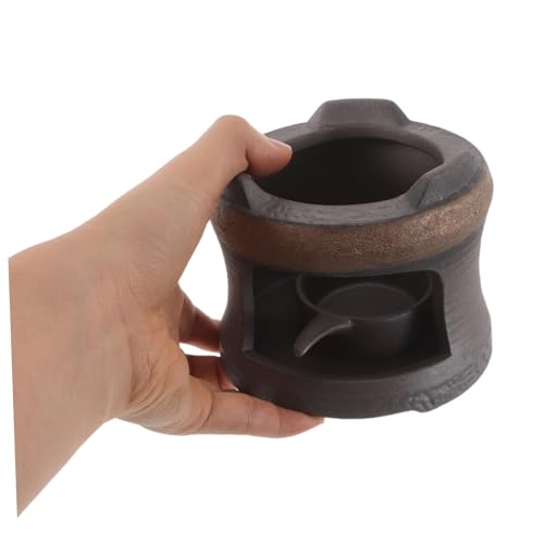 Calentador de té teteras base cerámica japonesa resistente calor candelabro 5