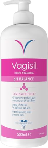 Vagisil Higiene Íntima Diaria Ph Balance Mujer, Higiene Femenina Externa Diaria Con Prebióticos, Ayuda A Fortalecer Las Defensas Naturales, 500ml