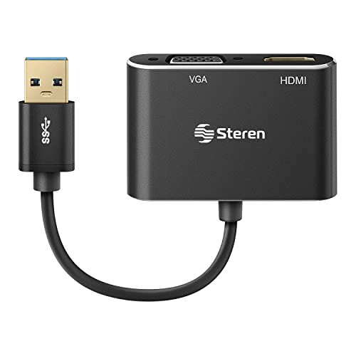 Periféricos, Home Improvement STEREN Adaptador USB 3.0 a HDMI/VGA COM-476