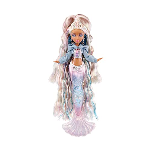 Mermaze Mermaidz Winter Waves - KISHIKO - Meerjungfrauen-Puppe, Flosse mit...