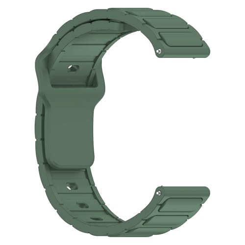 Image of ACM Watch Strap 22mm for Universal 22mm Size Replacement Strap Smartwatch | Silicone Belt Sports Button Closure Band