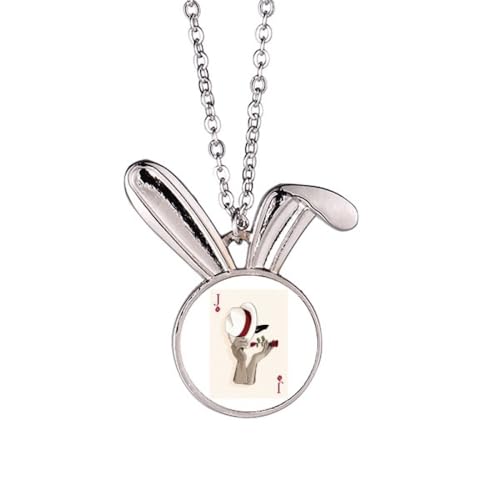 Collier lapin et cartes à jouer, le cadeau parfait pour surprendre
