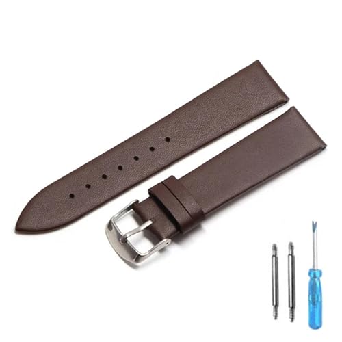 HMFang 20mm�̎��v�o���h 18mm 22mm�̃��U�[�X�g���b�v �����Ċ��炩�ȃx���g �X�}�[�g�E�H�b�`�ɍœK(Coffee-S,22mm)