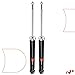 A-Premium Rear Shock Absorbers Compatible with Kia Sportage 2011-2016 (AWD) & Hyundai Elantra 2021-2023, Santa Fe 2019-2020, Tucson 2010-2013 (AWD), 2-PC Set