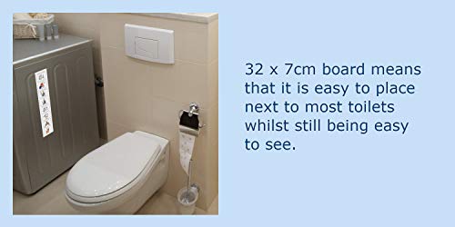 Plastic Visual ASD Toilet Schedule (Picture Communication Symbols) - Thumbnail 6