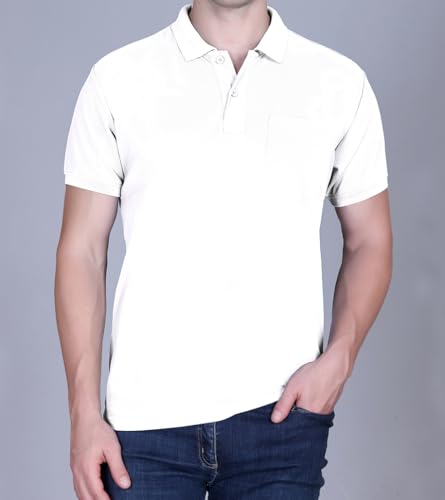 Image of FYLTR Men's Solid Polo | Regular Fit | Casual Polo Shirts for Men