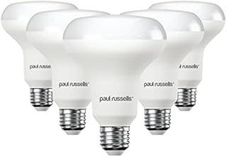 paul russells Warm White E27 Spotlight 11W LED Reflector R80 Light Edison Screw 75w Equivalent Bulb 1050 Lumen 2700K Frosted 120° Beam Angle ES Energy Saving Lightbulbs, Pack of 5