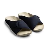 [AKAISHI] 公式 アーチフィッター 603指圧 (3L 26.0~26.5cm ネイビー) スリッパ ルームシューズ レディース メンズ 兼用 足底筋膜炎にも