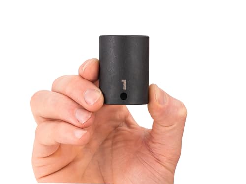 Image of TEKTON 3 /8 Inch Drive x 1 Inch Semi-Deep 6-Point Impact Socket | SID14025