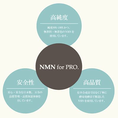 Amazon | NMN サプリメント NMN for PRO. 13500 医療機関取扱品 1日に 