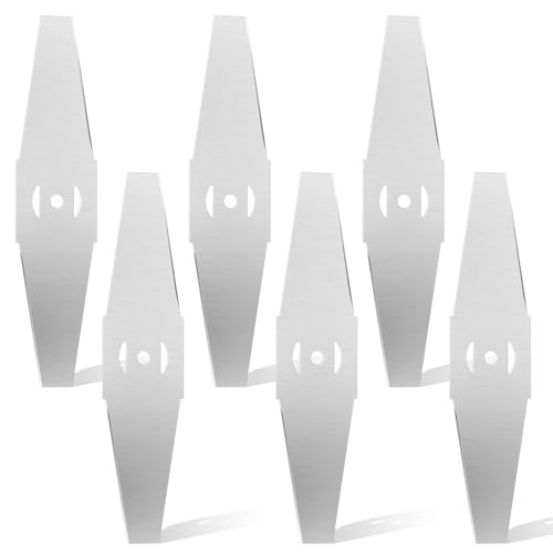 Cuchillas metálicas para cortacésped, 6 unidades, cortacésped, hoja de sierra de repuesto para cortar césped, hoja de sierra para cortadoras eléctricas, herramientas de jardinería.