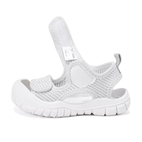 Image of BMCiTYBM Baby Boy Girl Closed Toe Summer Toddler Sandals Lightweight Shoes Infant Non-Slip First Walking Sneakers 6 9 12 18 24 Months 2-3 Years