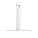Umbra Flex Squeegee, White Rust-Proof Squeegee with Extending, Extra Long Handle and Suction Cup, Store in Shower, Keep Tiles and Shower Walls Dry and Clean, White