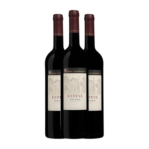 Sogrape Casa Ferreirinha Esteva Douro 75 cl Vino tinto (Caja de 3 Botellas de 75 cl)