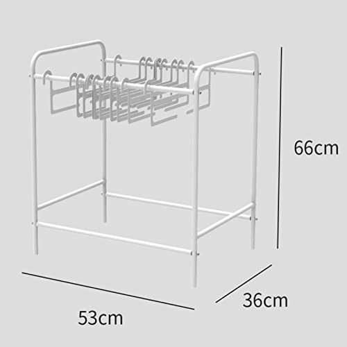 Support de rangement mobile multifonctionnel pour jeans et pantalons - 6