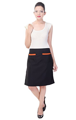 Image of Switchon Waterproof Polyester Apron with Pockets | Free Size Unisex Kitchen Cooking Chef for Home, Cafe, Hotel & Restaurant | Multi-Purpose for Gardening, Painting & Craft Work