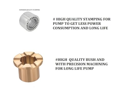 Image of GAUR SERIES 1 HP Pure Copper Horizontal Open Well Submersible Water Pump (100 Feet Working, Multicolour) - for Sump, Hotel, Industry, Small Agriculture, 5 Year Warranty