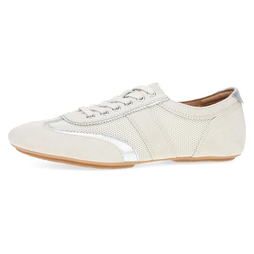 Image of Dansko Milana Slip-On Sneakerina Flats for Women - Sneaker-Inspired Ballet Shoe with Built-in Wedge and Arch Support - Lightweight Rubber Outsole - Leather and Mesh