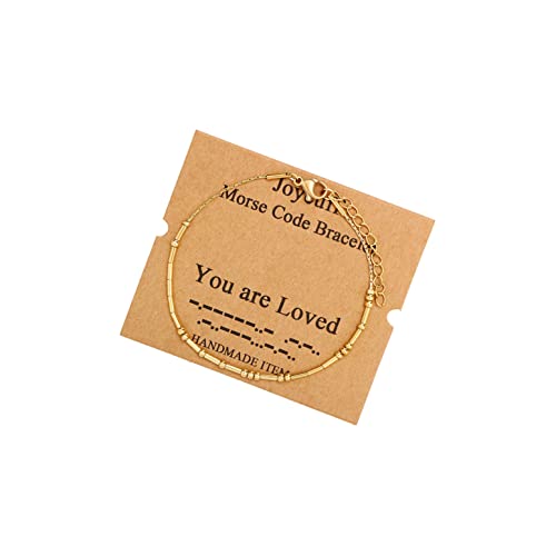 Image of JoycuFF Inspirational ๐ ๐ผ๐ฟ๐๐ฒ ๐๐ผ๐ฑ๐ฒ ๐๐ฟ๐ฎ๐ฐ๐ฒ๐น๐ฒ๐๐ ๐ณ๐ผ๐ฟ ๐ช๐ผ๐บ๐ฒ๐ป Gold Silver Stainless Steel Beads Bracelets Encouragement Birthday Gifts for Her Daughter Sister Mom Best Friend