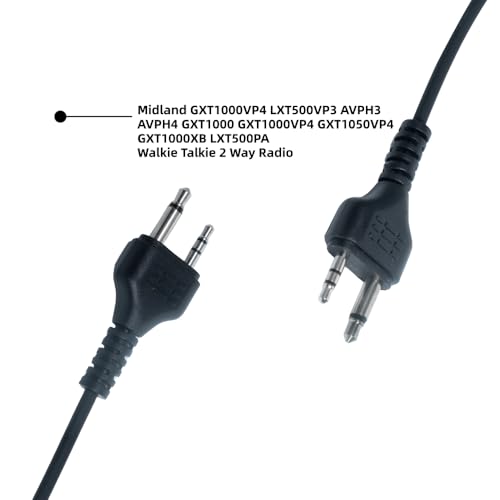 Image of Acoustic Tube Earpiece Headset with PTT Mic for Walkie Talkie ,5 Pack