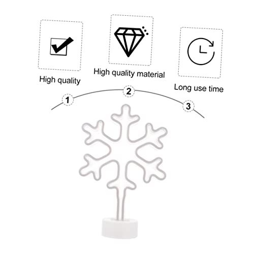 Fête sans lumières LED de flocon de neige décorative pour bureau enfant