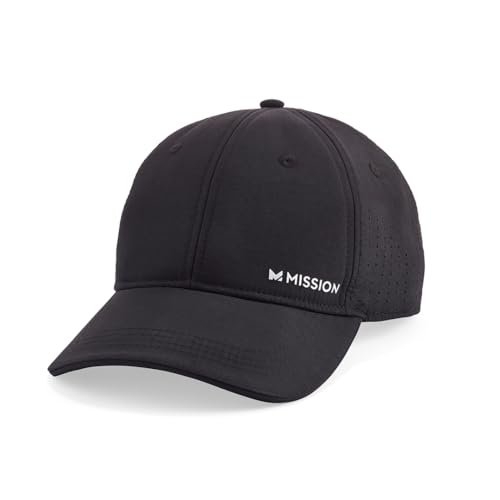 Image of MISSION Cooling Vented Performance Hat Unisex Cap for Workouts, Golf & Running, Sweat & Water Activated Technology