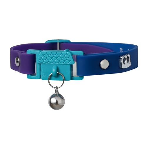 Image of Kittyrama Monte Carlo Cat Collar with Bell. Breakaway Collar. Won't Rub Fur. Lightweight, Soft & Comfy