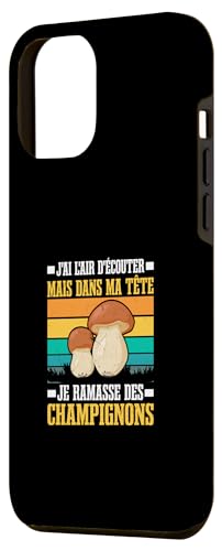 Coque pour iPhone 12 Pro Max Chasseur De Champignon Je Ramasse Des Champignons Cèpes – vue 2