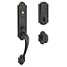 Baldwin 85354.BENTR Evolved Boulder Single Cylinder One-Piece Handleset with 502, Distressed Oil Rubbed Bronze