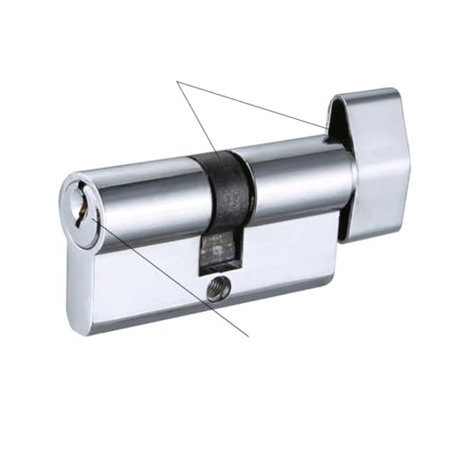 KONTONTY Cerradura de Puerta Interior con Panel de Acero Inoxidable Manija Resistente y Duradera Instalación Fácil para Seguridad el Hogar Acabado Plateado