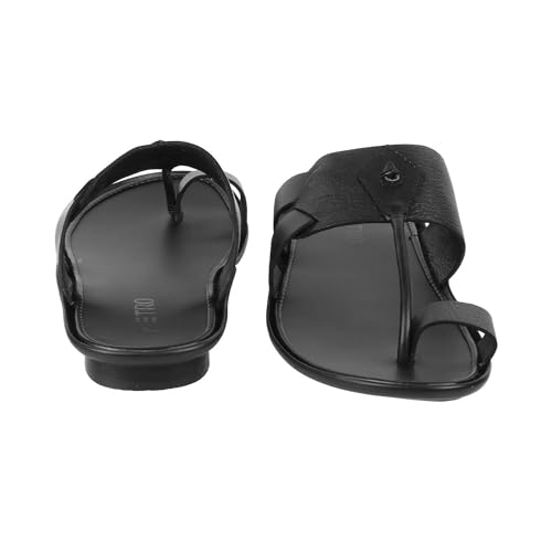 Image of Metro Men Synthetic Leather Chappal