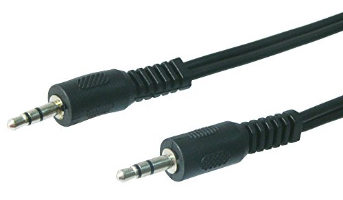 Goobay 27349 AUX audio connector cable; 3.5 mm stereo; flat cable - 3.5 mm male (3-pin stereo) > 3.5 mm male (3-pin stereo)
