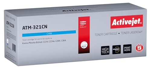 Activejet ATM-321CN Cartouche de Toner 1 pièce(s) Compatible Cyan