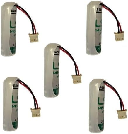 Maxxistore® - Batteria litio 3,6V 2.6Ah compatibile antifurto allarme Tecnoallarm Tecnoalarm (5 Pezzi)