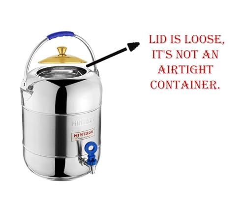 Image of Mintage Water Container with Tap 10 Liters| Water Container for Kitchen | Water Pot for Drinking |Water Dispenser Matka for Water Storage Containers |Water Pots Drinking