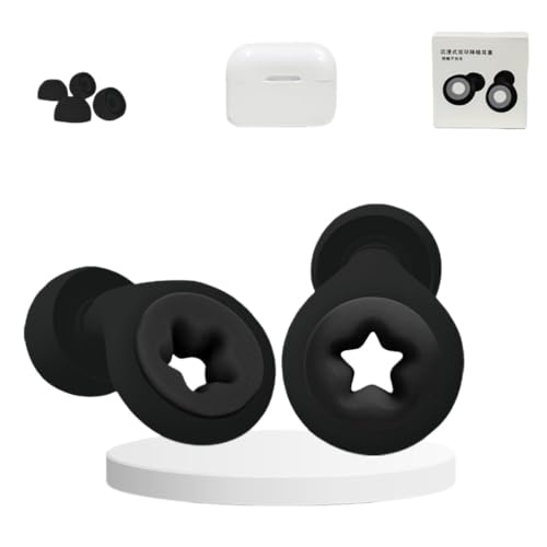 EVREFIN 騒音低減、耳栓、超強力、防音、学生、睡眠、飛行機、特殊、騒音対策、静かに勉強、耳栓5個パック (グリーン)