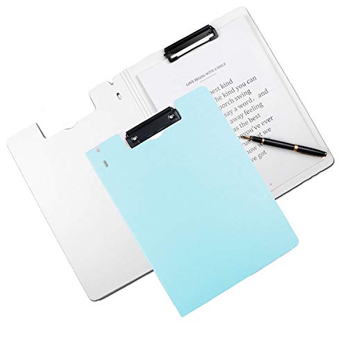 Cartella appunti file Langtor plastica faesite Appunti Arch copertura cartella appunti, Clip A4 Lettera di formato standard Blu