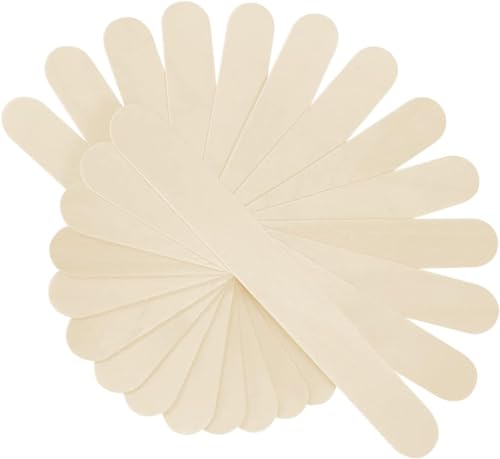 Ktojoy B104 500 Pcs Jumbo Wooden Craft Sticks Popsicle Stick 6 Inch Long X 3/4"Wide Treat Ice Pop thumb #3