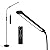 Qumusaa LED Floor Lamp with Remote & Touch Control, Dimmable Timer Light, Eye-Caring Standing Light for Reading, Office, Bedroom, Eyelash Extensions, Tattoo, Makeup