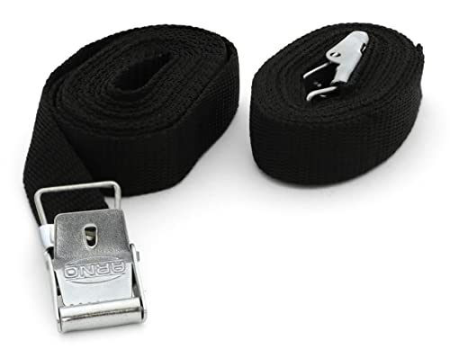 Coghlan's 0.75 in. W x 60 in. L Black Arno Strap 1 lb. 2 pk