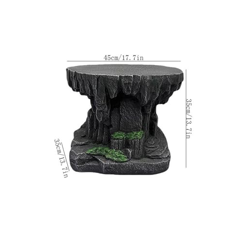 Support pour pots de bonsaï en résine sculptée haute qualité