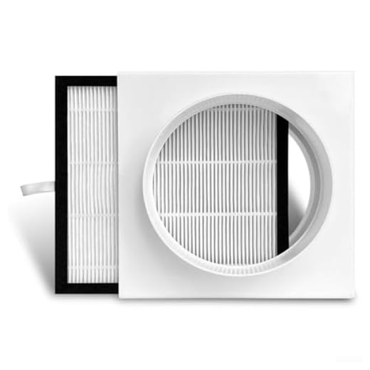 4-Zoll-Luftkohlefilter, Aluminiumgehäuse-Aktivkohle-Luftfilter mit Schwarzer Beutel-Smellines-Steuerung für Inline-Kanalventilator, Indoor-Hydrokultur, Gewächshaus, Growzelt 12,2 X 6,9 Zoll 10 Eawfgtuw Luftfilter-Belüftungssystem mit Aktivkohle für Rohre Innenluftreinigung, Inline-Luftführungsbox, Luftfiltersystem, Aktivkohlefilter (110 mm)